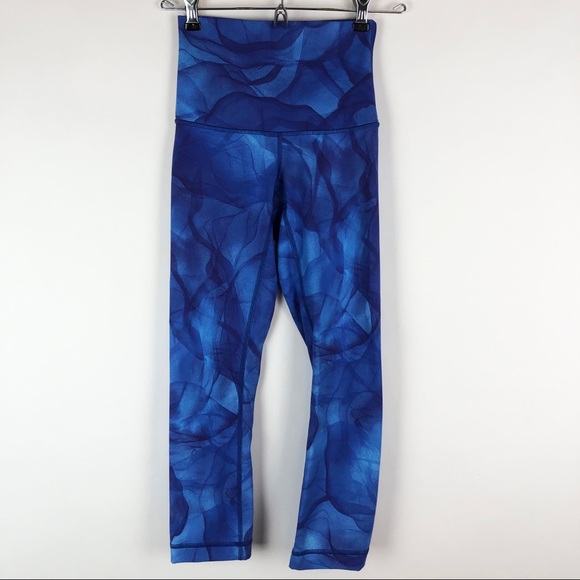 Lululemon Wunder Under Crop (Hi-Rise) (21") Midnight Tulle Multi Luxtreme - Picture 4 of 13